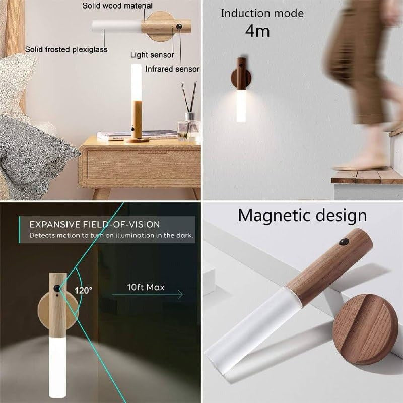 Cordless Motion Sensor Night Light-3Pcs