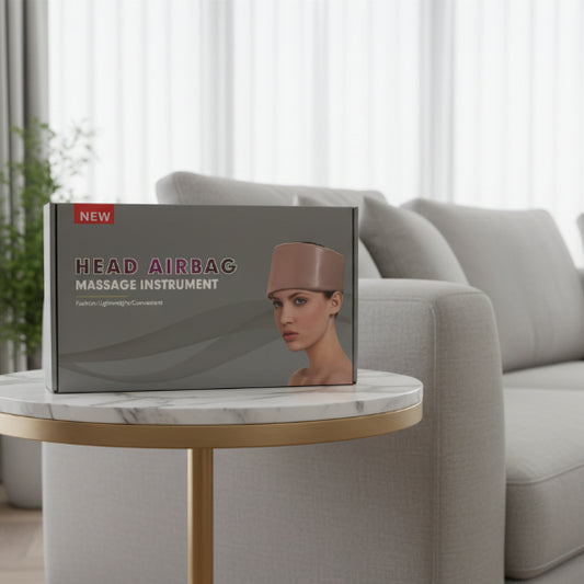 Air Pressure Head Massager-Heating Relief Scalp Deep Relaxation Physiotherapy 360°wrapping