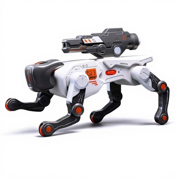 Intelligent AI Robot Dog: 2.4GHz Remote Control, Walks, Dances, Water Spray