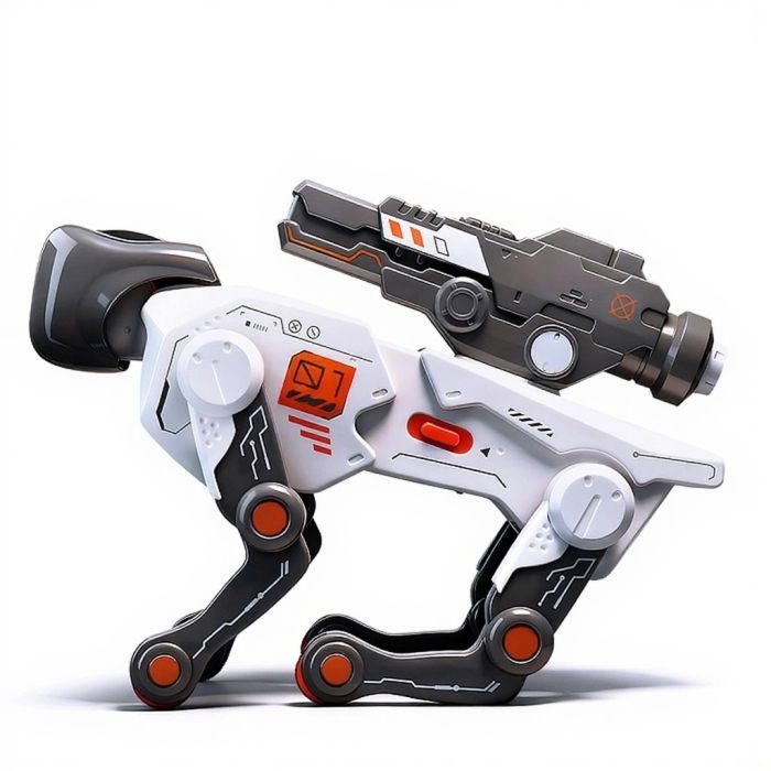 Intelligent AI Robot Dog: 2.4GHz Remote Control, Walks, Dances, Water Spray